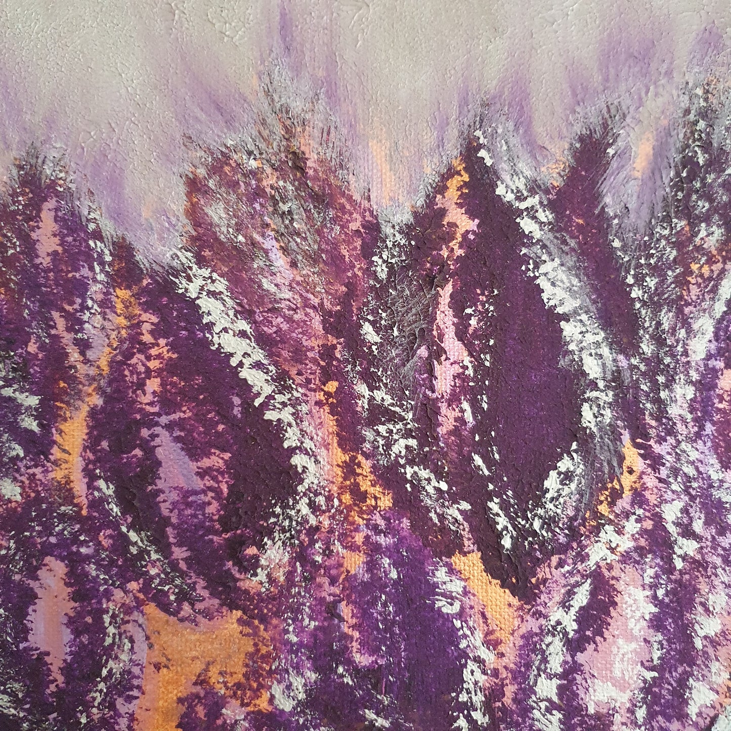 Acrylbild Tulpen in Dämmerung