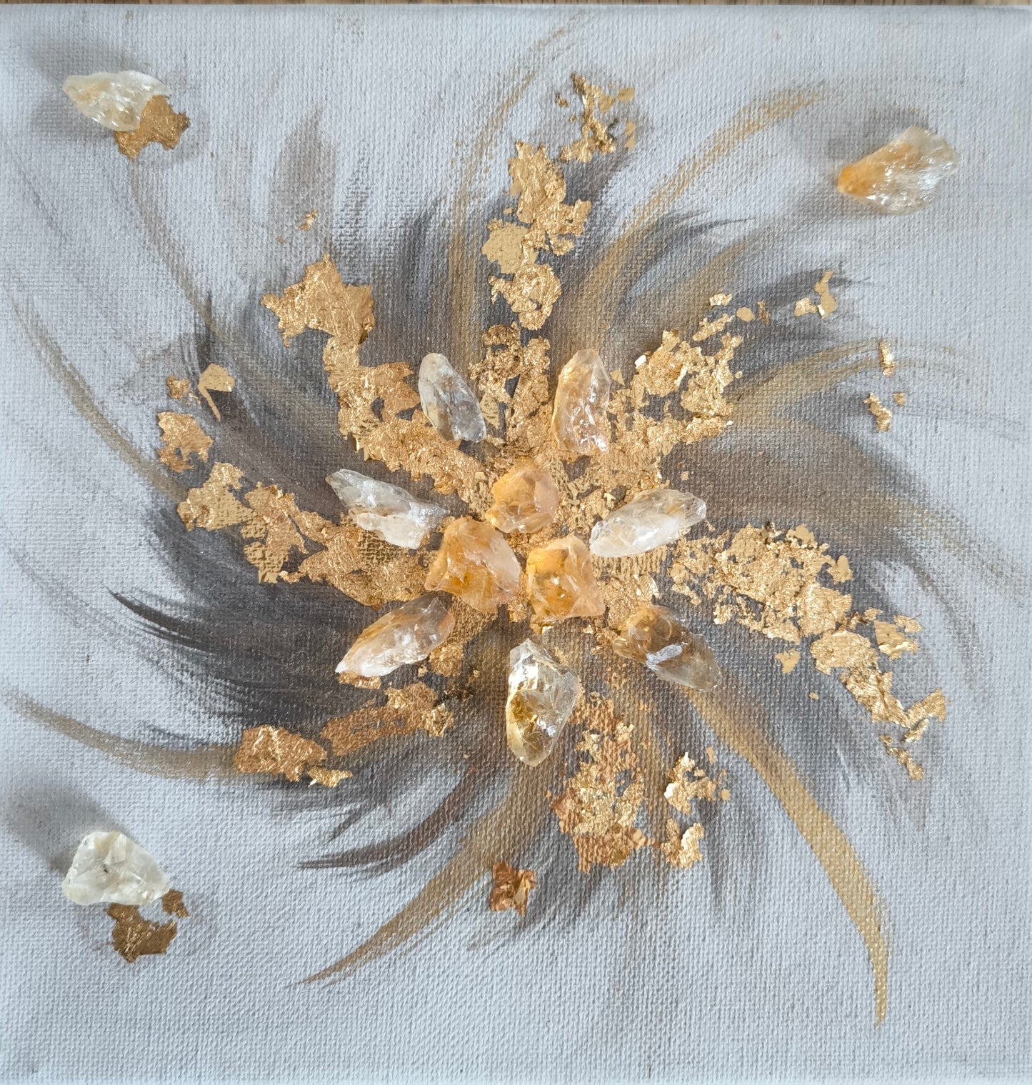 Edelstein Bild Citrin Sonne