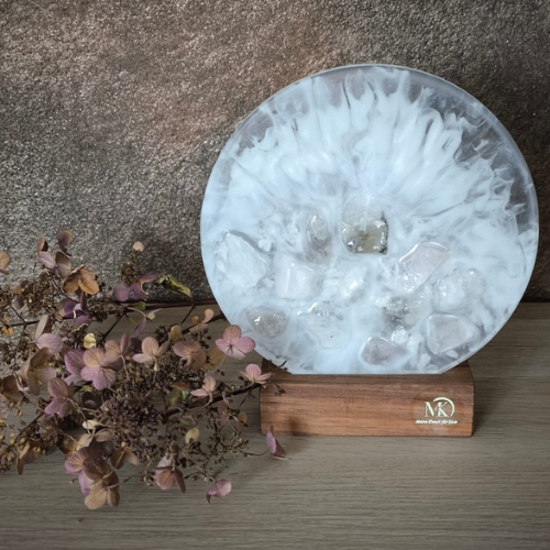 Kraftstein Platte Bergkristall