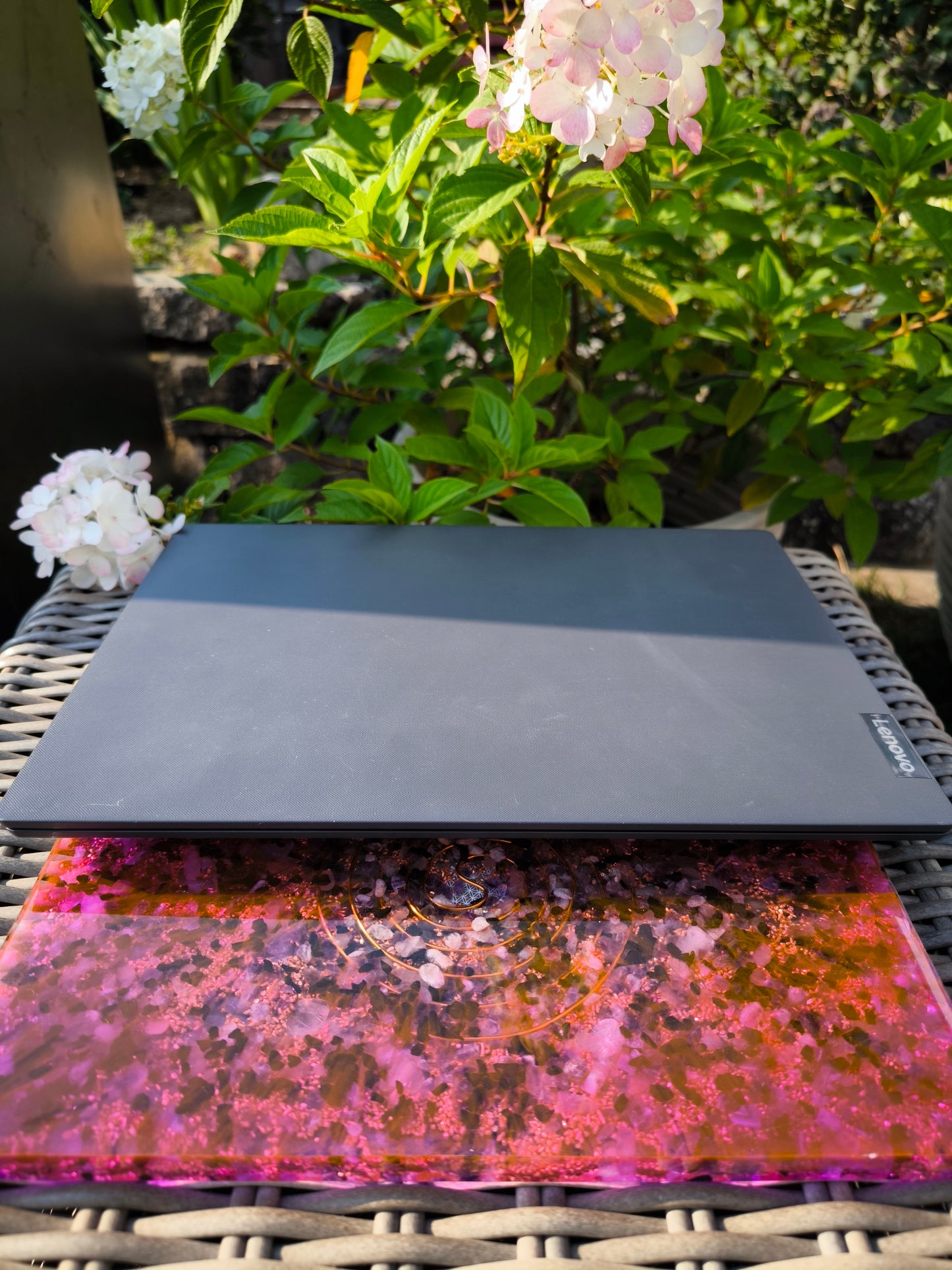 Orgonitplatte für Laptop