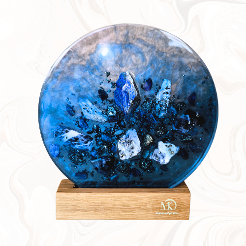 Kraftstein Platte Lapislazuli