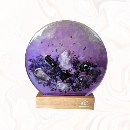 Kraftsteinplatte Amethyst