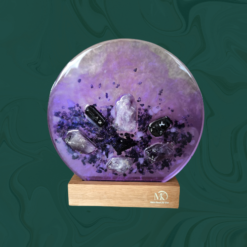 Kraftsteinplatte Amethyst